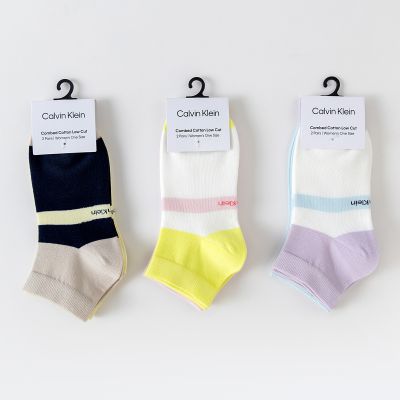 Women's cotton boat sock sample